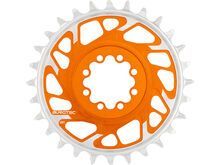 Burgtec 3 mm Offset Thick Thin Chainring SRAM 8-Bolt, iron bro orange