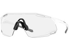 Oakley Cybr Dyno Cyber Collection, Clear To Black Iridium Photochromic  / matte white
