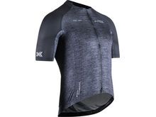 X-Bionic Corefusion Men's Cycling Short Sleeve Merino Jersey, opal black melange