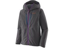 Patagonia Men's Triolet Jacket, forge grey w/p6 blue