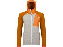 Ortovox Merino Fleece Grid Plus Classic Knit Hoody W, autumn leaves