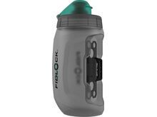 Fidlock Twist Replacement Bottle 450 Antibacterial, transparent black/light green
