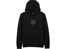 Fox Fox Head Pullover Hoodie, black/black