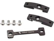 Wolf Tooth B-RAD Half Bottle Adapter + DogBone Base, black