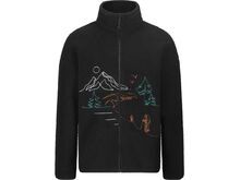 Picture Hafdals EMB Zip Fleece, black
