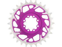 Burgtec 3 mm Offset Thick Thin Chainring SRAM 8-Bolt, purple rain