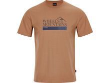 Cube Organic T-Shirt Wheels & Mountains, brown