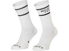 Scott Retro Casual Crew Sock, white/black