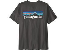 Patagonia Men's P-6 Logo T-Shirt, ink black