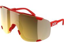 POC Devour, Clarity Road/Partly Sunny Gold / prismane red