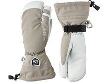 Hestra Army Leather Heli Ski 3 Finger, khaki