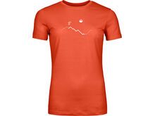 Ortovox 150 Merino Cool Peak Focus TS W, sunset orange