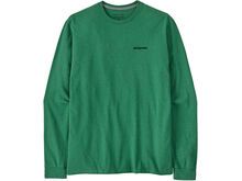 Patagonia Men's Long-Sleeved P-6 Logo Responsibili-Tee, heartleaf green