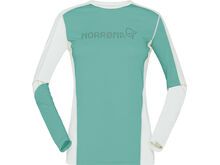 Norrona falketind equaliser merino round Neck W's, malachite green