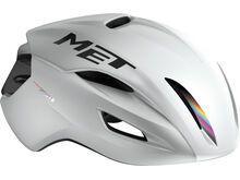 MET Manta MIPS, white/holographic glossy