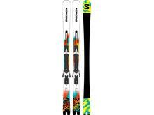 Salomon Addikt Pro 76 + MI12 GW F80, white/turquoise/orange