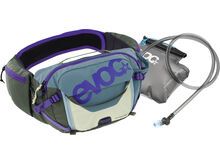 Evoc Hip Pack Pro 3 + Hydration Bladder 1,5, steel/violet/dark olive