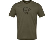 Norrona femund equaliser merino T- Shirt M's, olive night