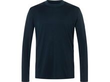 super.natural Casual Rib Bio J LS Herren, blueberry