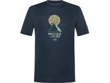 super.natural No Map Tee Herren, blueberry/various