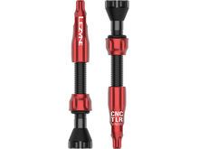 Lezyne CNC TLR Valves - 44 mm, red