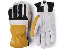 Hestra Couloir 5 Finger, mustard/offwhite