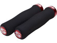 SRAM Locking Grips Contour Foam, black/red clamp