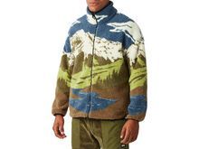 Picture Hafdals Zip Fleece, cloudy landsc sherpa m