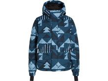 O’Neill Z.E.N. Puffer Hybrid Jacket Women, blue triangle ikat