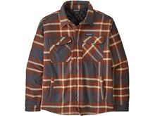 Patagonia Men's Lightweight Insulated Fjord Flannel Shirt Ashore, ink black