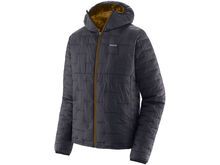 Patagonia Men's Micro Puff Hoody, smolder blue w/raptor brown