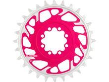 Burgtec 3 mm Offset Thick Thin Chainring SRAM 8-Bolt, toxic barbie pink
