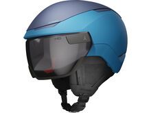 Atomic Revent GT AMID Visor, Silver HD / blue