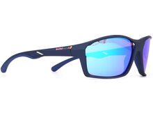 Red Bull Spect Eyewear Drill, Purple-Blue Mirror / matt metallic blue