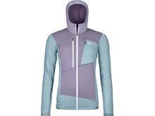 Ortovox Merino Fleece Grid Hoody W, glacier grey