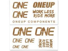 OneUp Components Decal Kit Carbon Handlebar, matte bronze