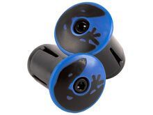 Lizard Skins Road Bar End Plugs, cobalt blue