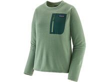 Patagonia Women's R1 Air Crew, ellwood green