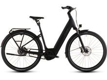 Cube Supreme Hybrid Deluxe EX 600 RT Easy Entry 28, black´n´chrome
