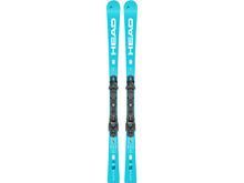 Head Worldcup Rebels e-SL Pro + Freeflex 11 Race, matt black/speed blue