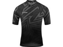 Cube ATX Trikot Full Zip CMPT kurzarm, black´n´grey