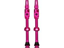 Muc-Off Big Bore Lite Tubeless Valves - 60 mm, pink