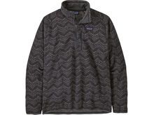 Patagonia Men's Better Sweater 1/4 Zip Fleece Island Escape, forge grey