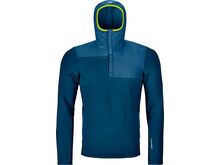 Ortovox Merino Fleece Plus Anorak M, petrol blue