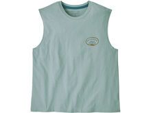 Patagonia Women's Clean Climb Roots Boxy Organic Tank, thermal blue
