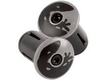 Lizard Skins Road Bar End Plugs, cool gray