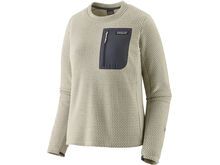 Patagonia Women's R1 Air Crew, wool white