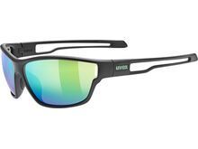 uvex sportstyle 806, Mirror Green / black matt