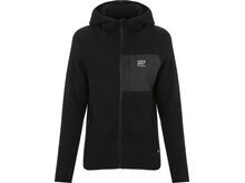 2117 of Sweden Women’s Wool Pile Hoodie Skord, black