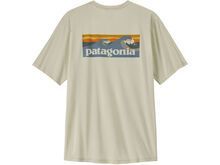 Patagonia Men's Cap Cool Daily Shirt - Boardshort Logo, dyno white